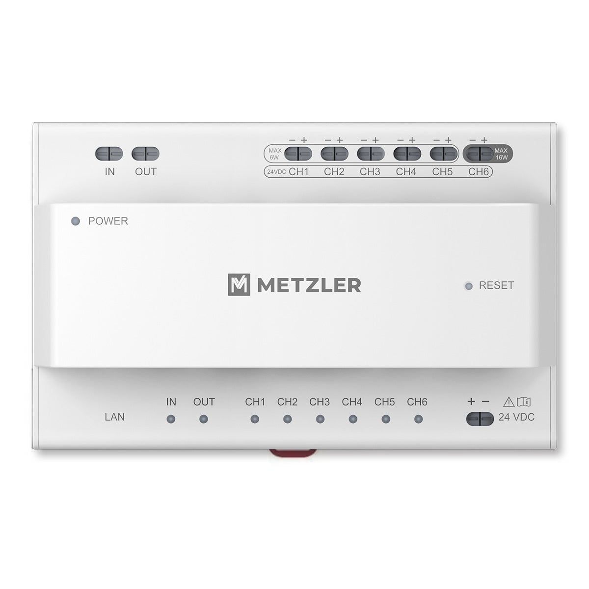 VDM10 2-Draht Video-/Audio Verteiler Hutschienenmontage 2.0