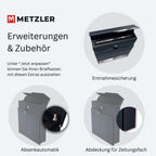Metzler Briefkasten aus hochwertigem Stahl | Siebert