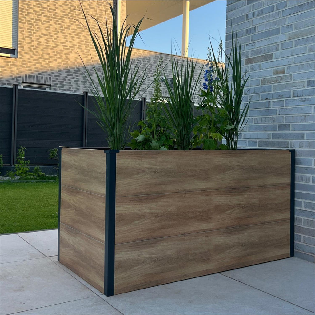 Metzler Hochbeet L für den Garten | Pulverbeschichtet | 150 x 75 x 77 cm