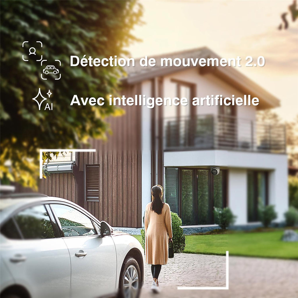 HiLook by HIKVISION 4K Überwachungskamera-Set | 4* 4K Turret Kamera | Smart Hybrid Light | NVR 8-CH | 2 TB HDD | Smartphone App