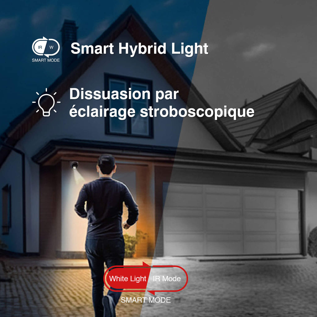 HiLook by HIKVISION 4K Überwachungskamera-Set | 4* 4K Turret Kamera | Smart Hybrid Light | NVR 8-CH | 2 TB HDD | Smartphone App