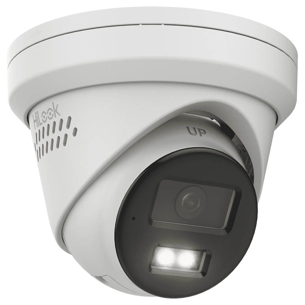 HiLook by HIKVISION 4K Überwachungskamera-Set | 4* 4K Turret Kamera | Smart Hybrid Light | NVR 8-CH | 2 TB HDD | Smartphone App