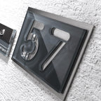 Anthrazit Hausnummer aus Edelstahl 15 x 21,5cm