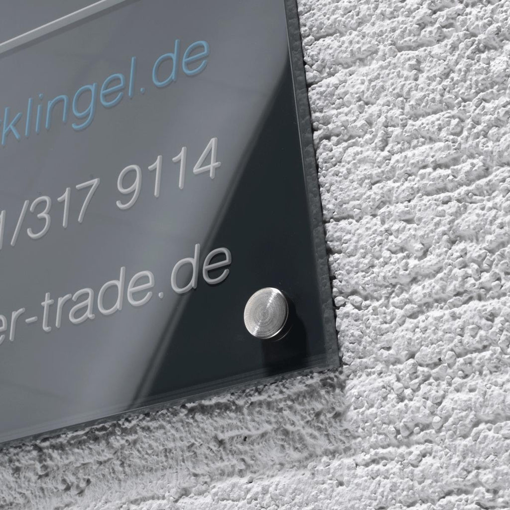 Firmenschild 3D beschriftet