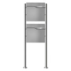Metzler Standbriefkasten | 2er vertikal | personalisiert mit Gravur