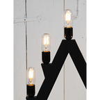 Kerzenleuchter Max | 77 cm | Schwarz