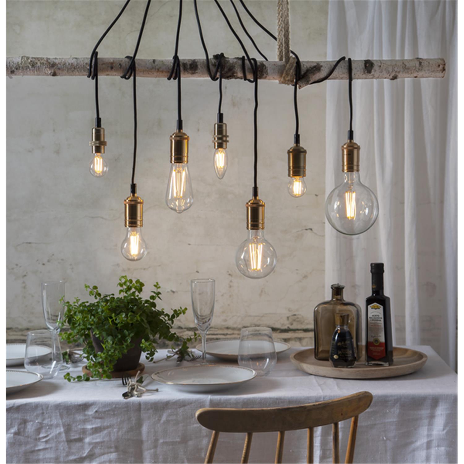 LED Leuchtmittel | 3-Stufige Dimmung | E27 ST64