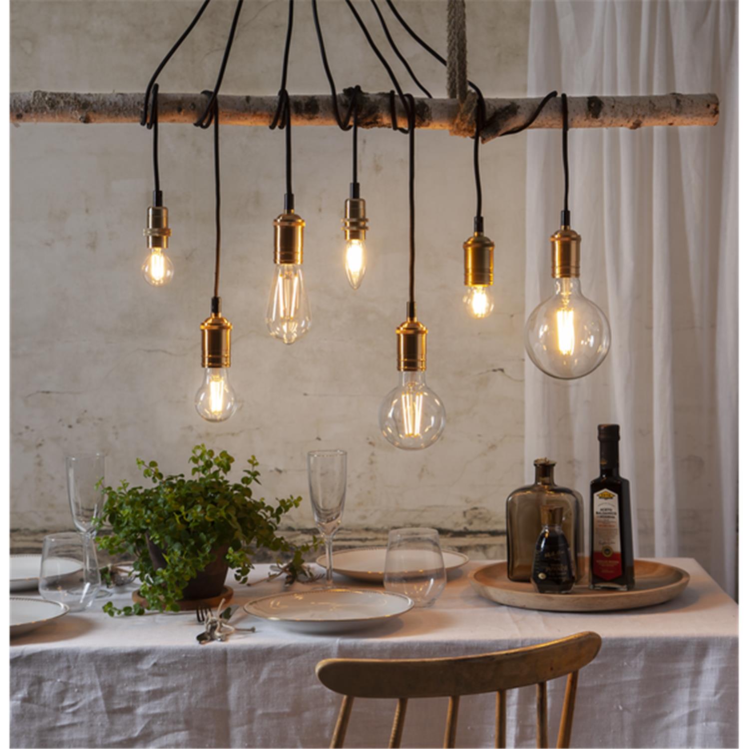 LED Leuchtmittel | 3-Stufige Dimmung | E27 ST64