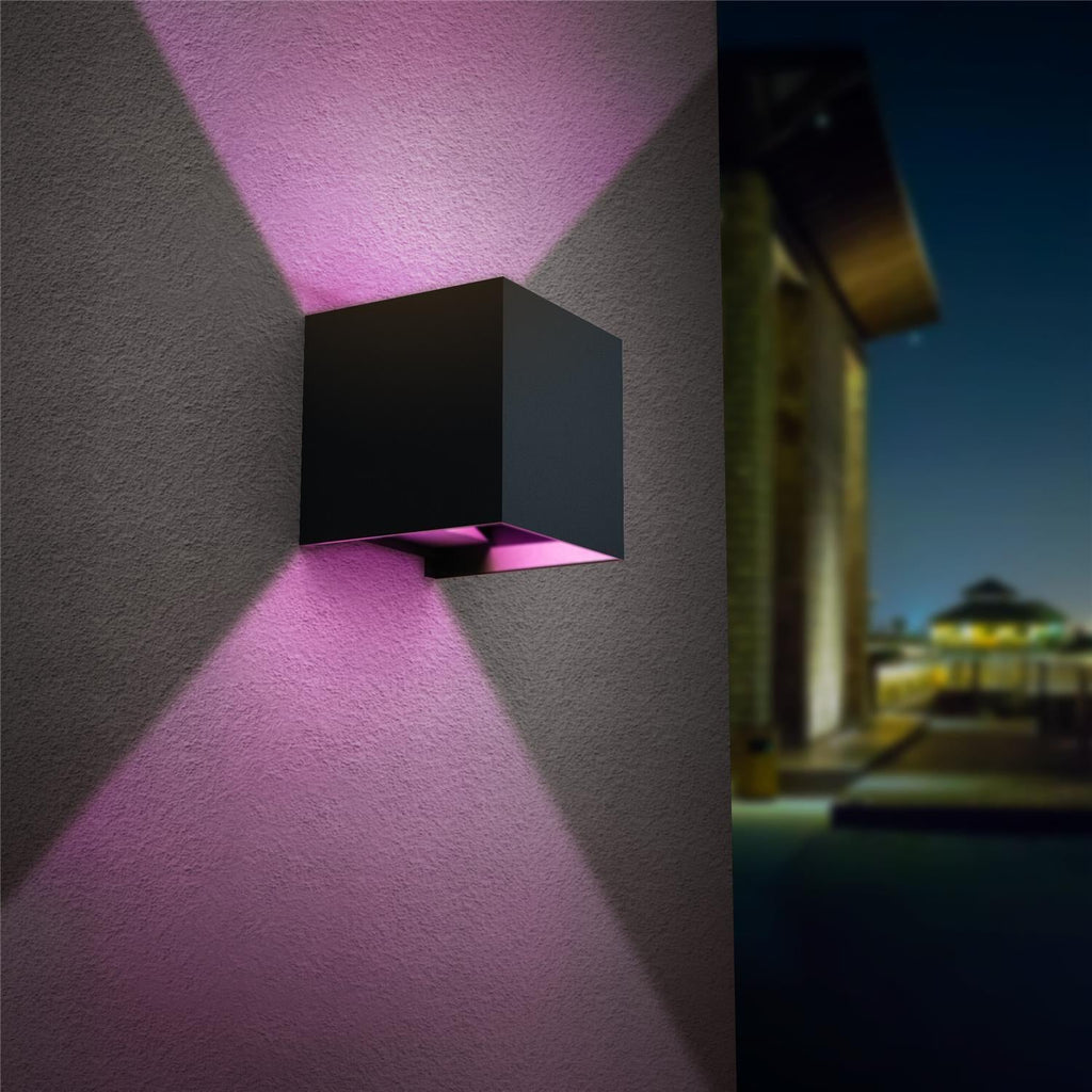 Up-Down-Light Cube | Smart | Wandleuchte | LED RGB+Warmweiß