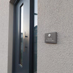 Metzler Funkklingel kabellos Edelstahl V2A | Aufputz Türklingel IP67 | 150m Reichweite | Vitus