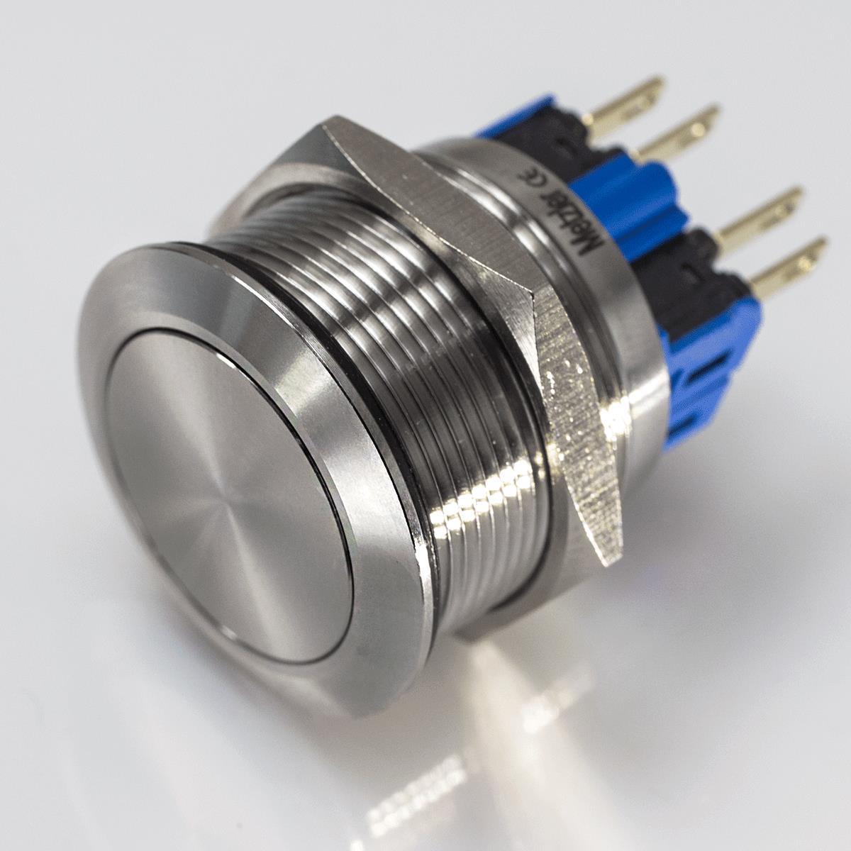 LED Türklingel aus Edelstahl Anthrazit