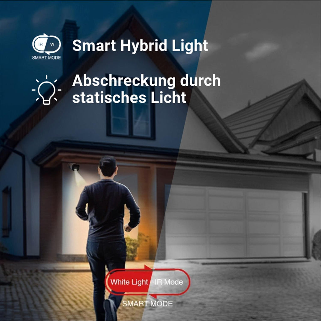 HiLook by HIKVISION 4K Überwachungskamera-Set | 4* 4K Bullet Kamera | Smart Hybrid Light | NVR 8-CH | 2 TB HDD | Smartphone App