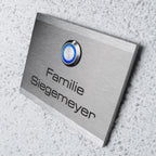 Metzler Türklingel Edelstahl Klingeltaster LED optional wählbare Größen Modell Heidi