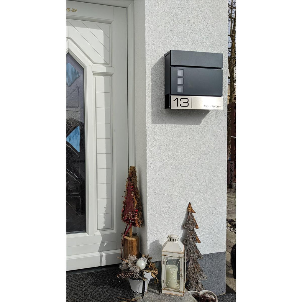 Metzler Briefkasten Stahl Sichtfenster | Oltmann