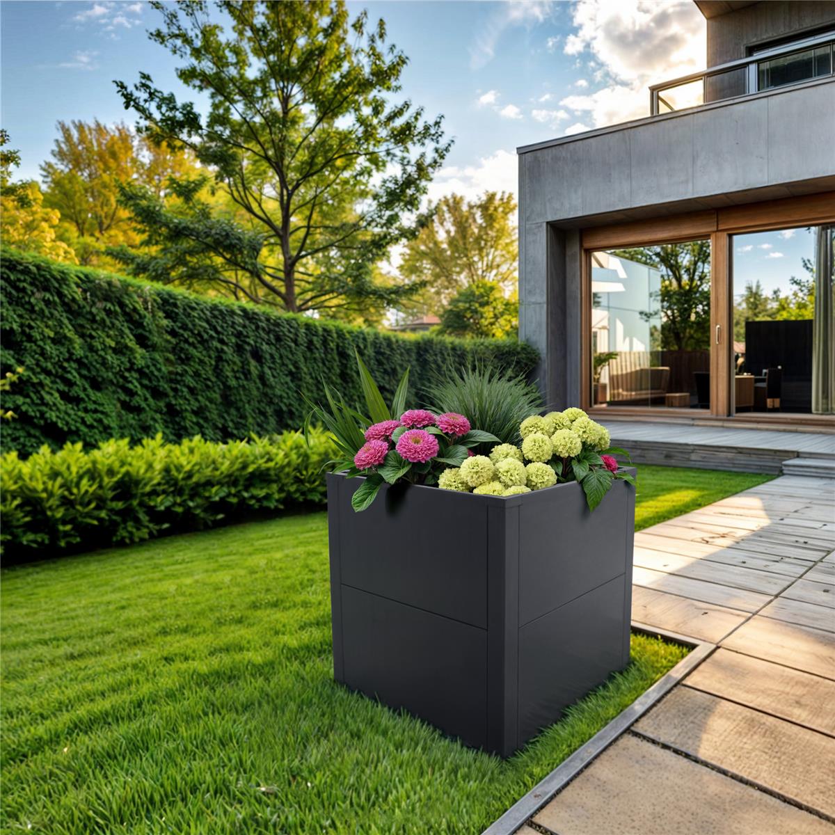 Metzler Hochbeet S für den Garten oder Balkon | 50 x 50 x 50 cm