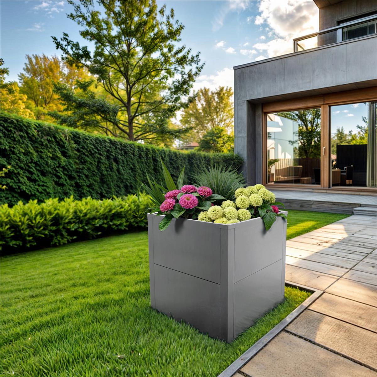 Metzler Hochbeet S für den Garten oder Balkon | 50 x 50 x 50 cm