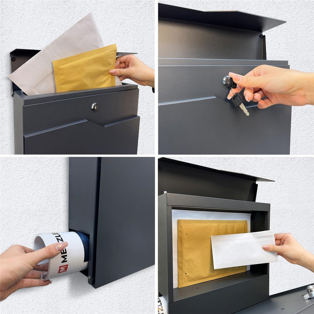 Metzler Briefkasten austauschbares Namensschild | Ebenhard