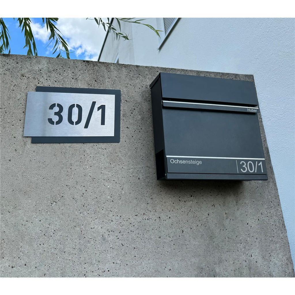 Metzler Briefkasten mit Lasergravur | Hermann