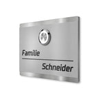 Metzler Türklingel aus Edelstahl | Klingeltaster LED optional | Heidi