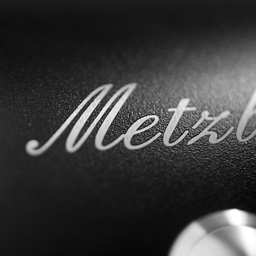 Metzler Namensschild Briefkastenschild Edelstahl in Anthrazit Lasergravur