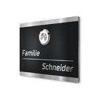 Metzler Türklingel aus Edelstahl | Klingeltaster LED optional | Heidi