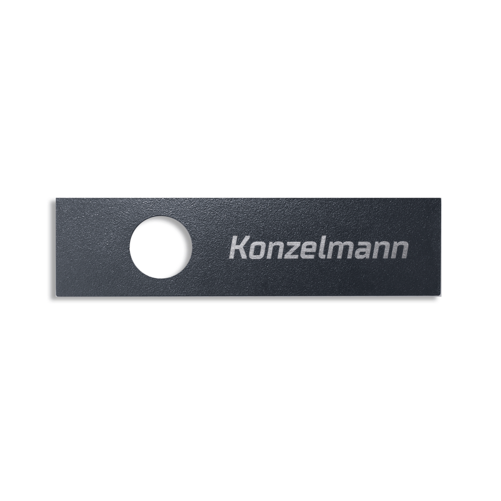 Ersatz-Namensschild - Magneto - in Anthrazit