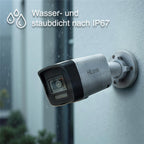 HiLook by HIKVISION 4K Überwachungskamera-Set | 4* 4K Bullet Kamera | Smart Hybrid Light | NVR 8-CH | 2 TB HDD | Smartphone App