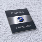 Edelstahl Anthrazit Türklingel - Serie Magneto