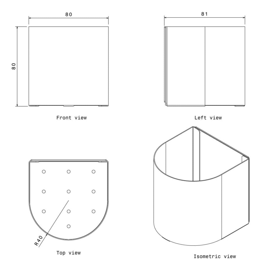Metzler Blumenkasten für Briefkästen | Cubic R