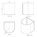 Metzler Blumenkasten für Briefkästen | Cubic R