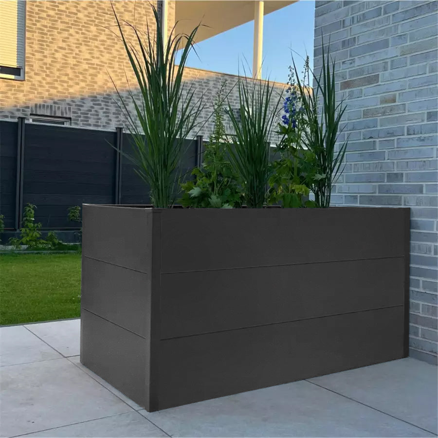 Metzler Hochbeet L für den Garten | Pulverbeschichtet | 150 x 75 x 77 cm
