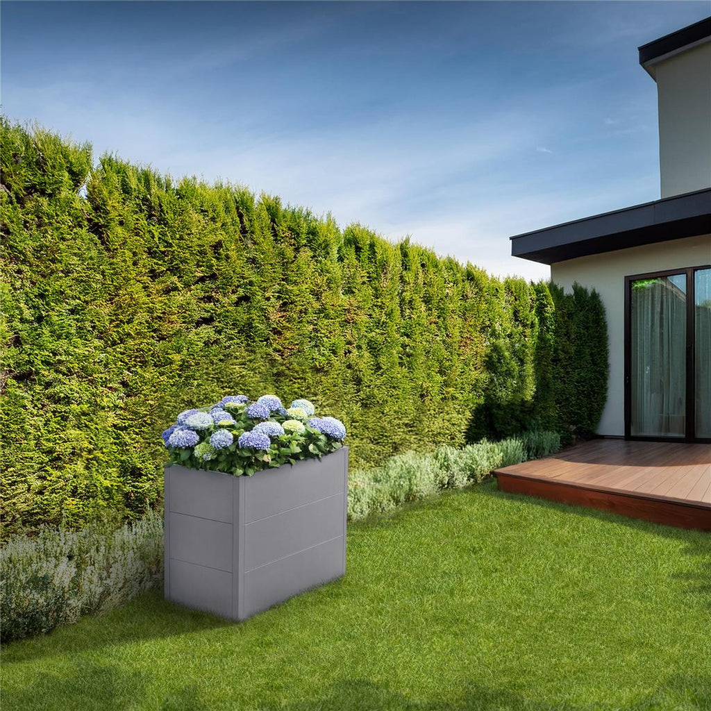 Metzler Hochbeet M für den Garten | Pulverbeschichtet | 100 x 50 x 77 cm
