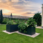 Metzler Hochbeet L für den Garten | Pulverbeschichtet | 150 x 75 x 77 cm