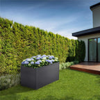 Metzler Hochbeet L für den Garten | Pulverbeschichtet | 150 x 75 x 77 cm