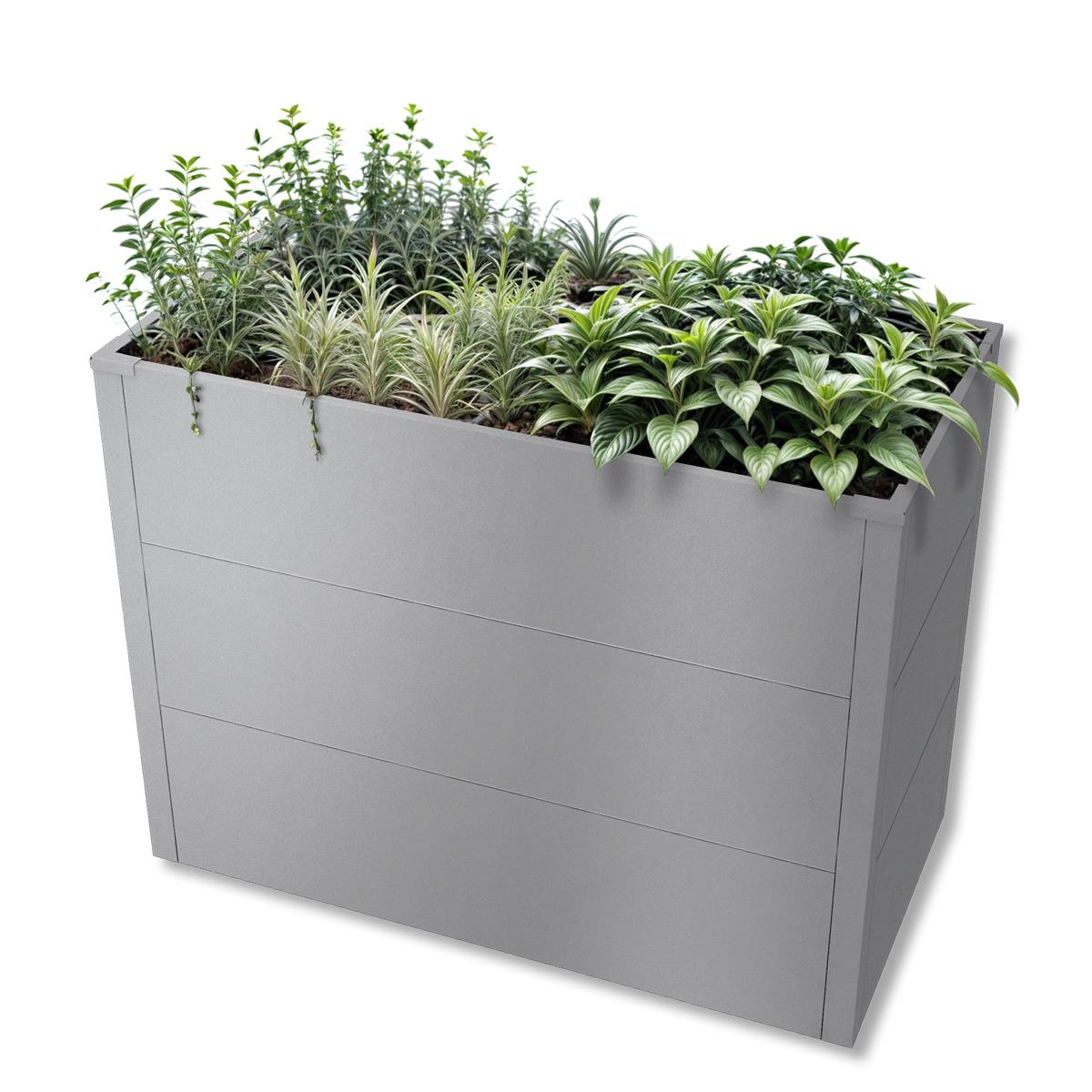 Metzler Hochbeet M für den Garten | Pulverbeschichtet | 100 x 50 x 77 cm