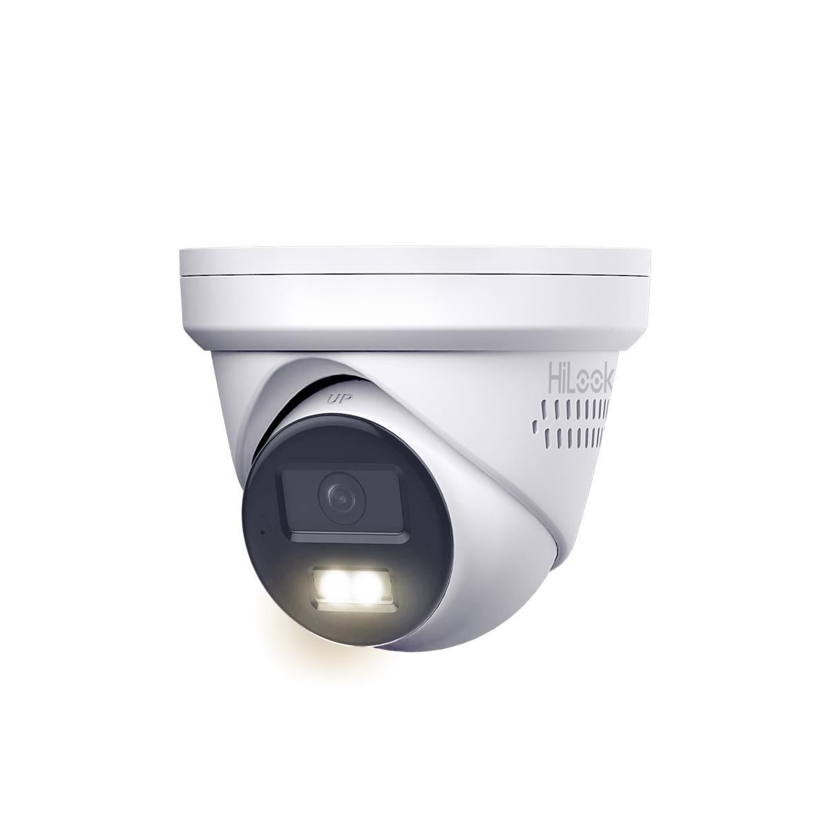 HiLook by HIKVISION 4K Überwachungskamera-Set | 4* 4K Turret Kamera | Smart Hybrid Light | NVR 8-CH | 2 TB HDD | Smartphone App