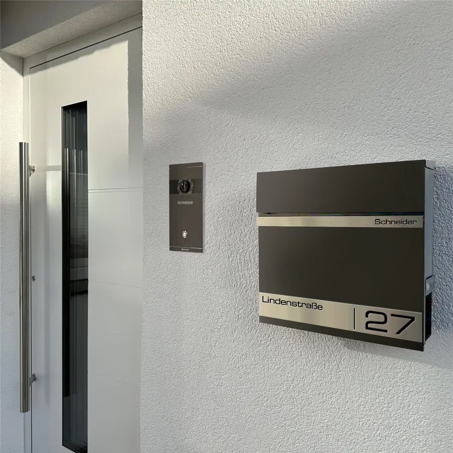 Metzler Briefkasten mit Lasergravur | Stencil 2