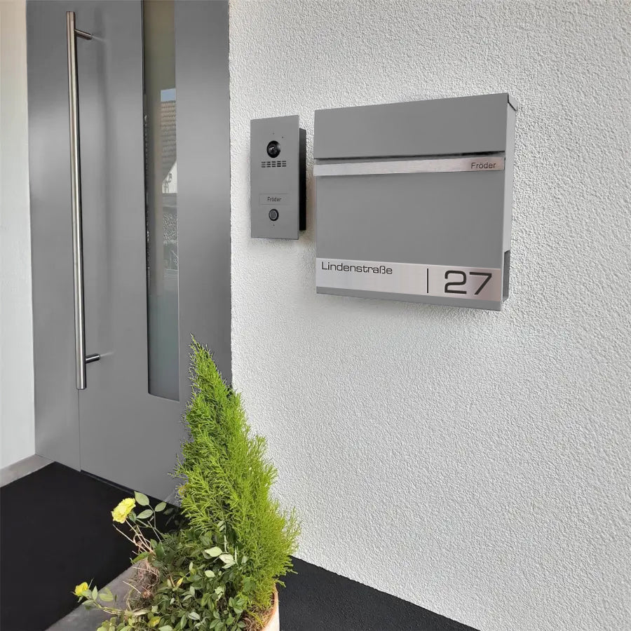 Metzler Briefkasten mit Lasergravur | Stencil 2