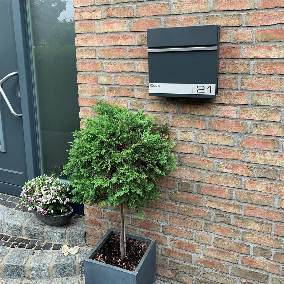 Metzler Briefkasten mit Lasergravur | Stencil