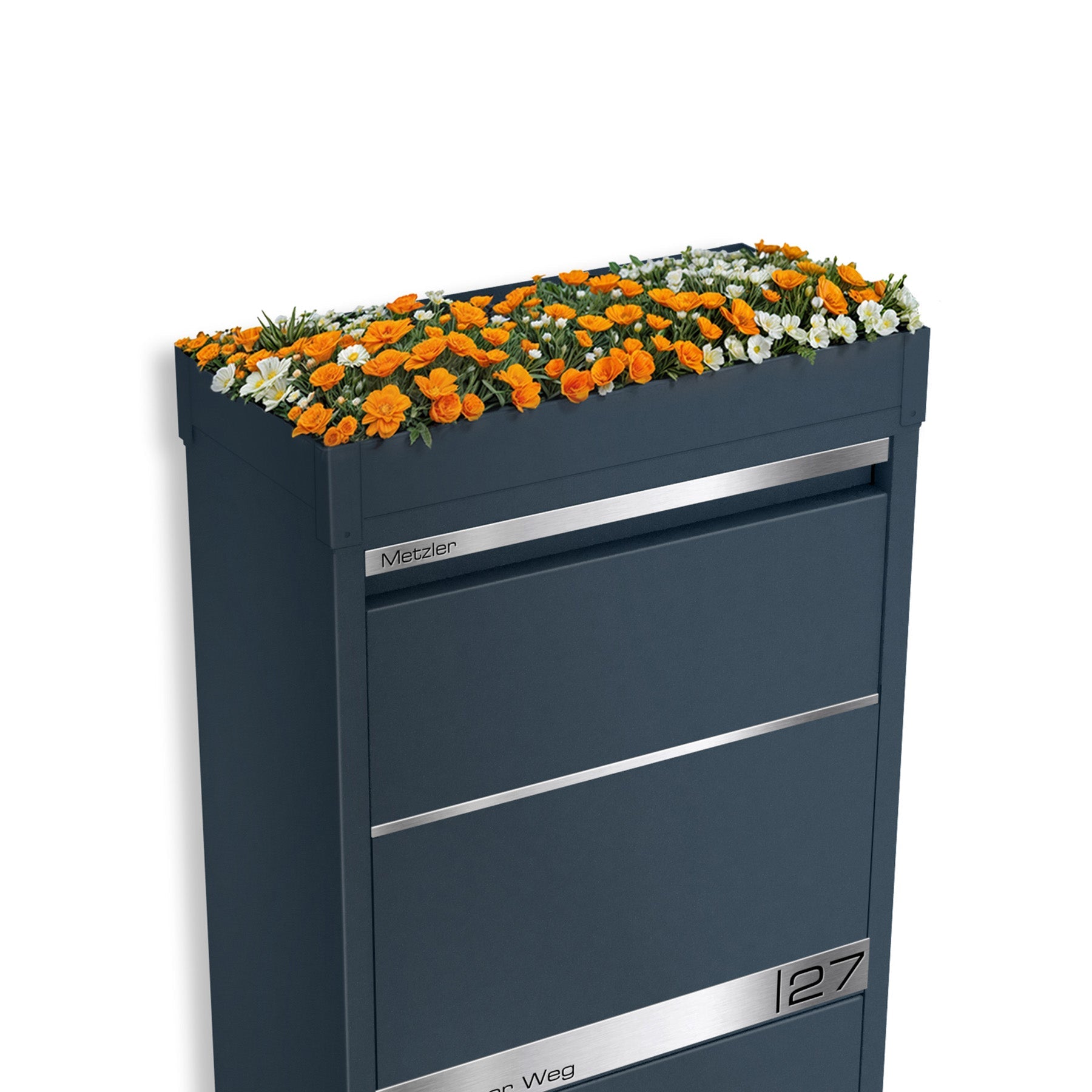 Metzler Pflanzdach | Dachbegrünung für Paketbox Modellreihe Avalon