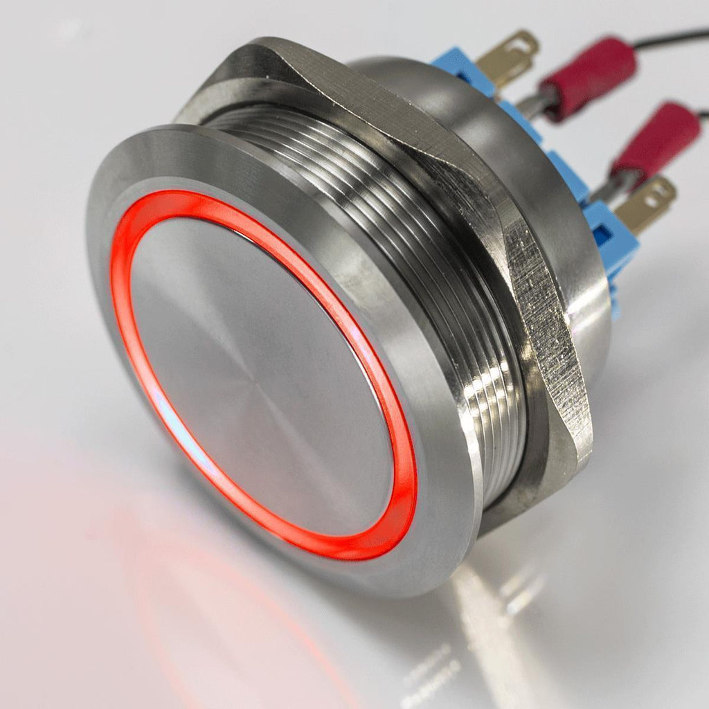 LED-Türklingel in Anthrazit Gravur auf Drucktaster