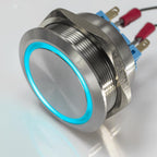 LED-Türklingel in Anthrazit Gravur auf Drucktaster