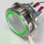 LED-Türklingel in Anthrazit Gravur auf Drucktaster