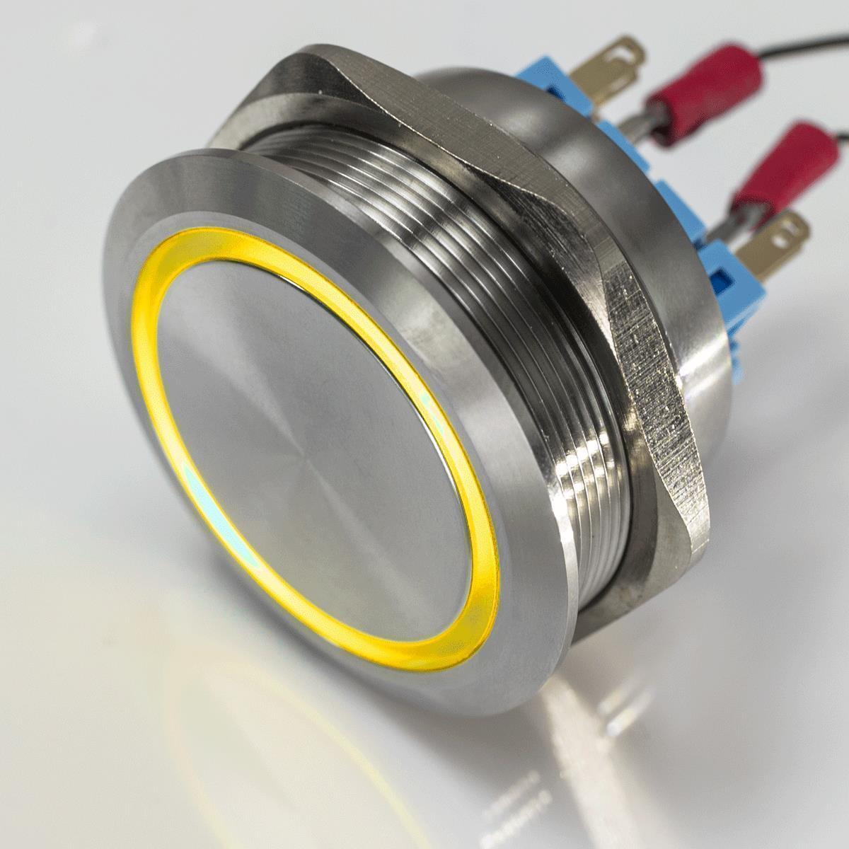 LED-Türklingel in Anthrazit Gravur auf Drucktaster