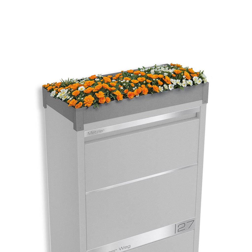 Metzler Pflanzdach | Dachbegrünung für Paketbox Modellreihe Avalon