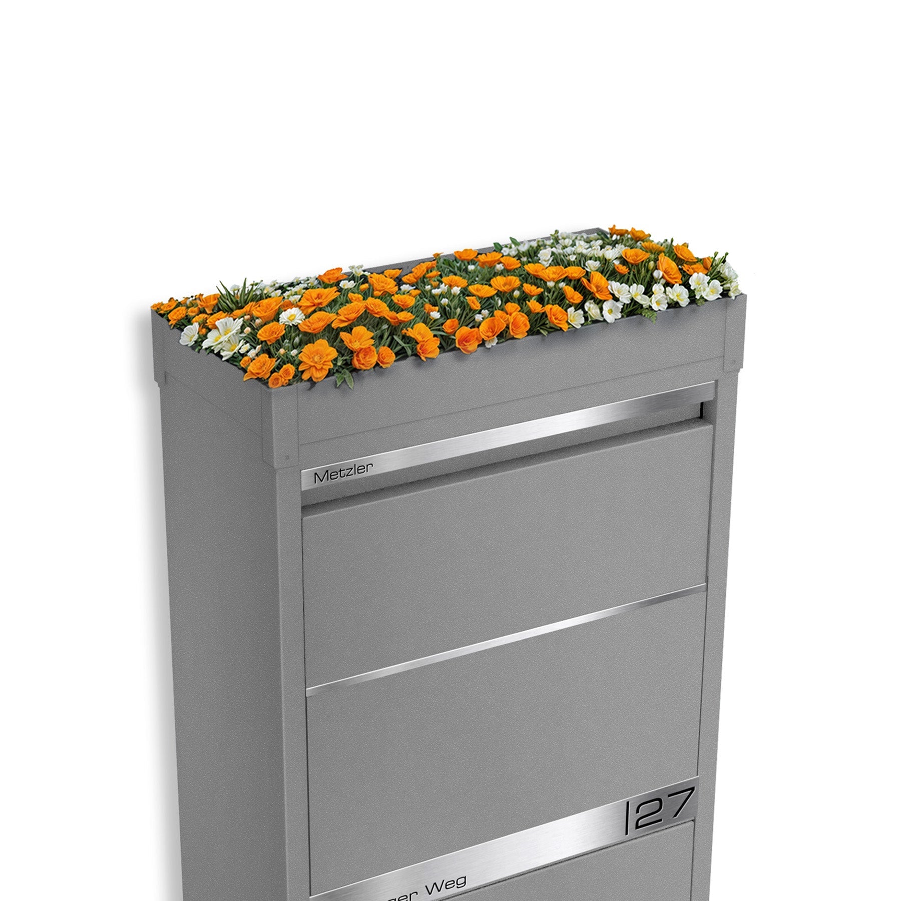 Metzler Pflanzdach | Dachbegrünung für Paketbox Modellreihe Avalon