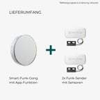 Metzler Zustellbenachrichtigung per App und Funk-Gong – passend zur Modellreihe Bispo mit einem Brieffach