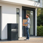Metzler Paketbox XL personalisiert mit Gravur | Paketkasten rostfrei | Bispo Max 2