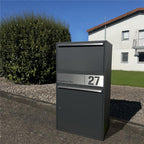 Metzler Paketbox XL personalisiert mit Gravur | Paketkasten rostfrei | Bispo Max 2