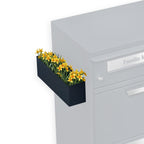 Metzler Blumenkasten für Paketbox Modellreihe Bispo | RAL 7016 Anthrazit